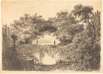 Küçük Park by Jean Claude Richard de Saint Non after Jean Honoré Fragonard