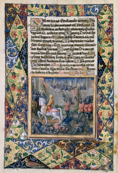 Bayan Lat. Q.v.I.126 f.38v Rehoboam, Jeroboam