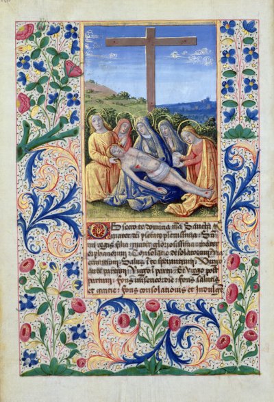 Bayan Lat. Q.v.I.126 f.91v Ağıt, Louis dOrleans