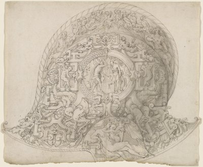 Burgonet Kask için Tasarım by Jean Cousin the Elder