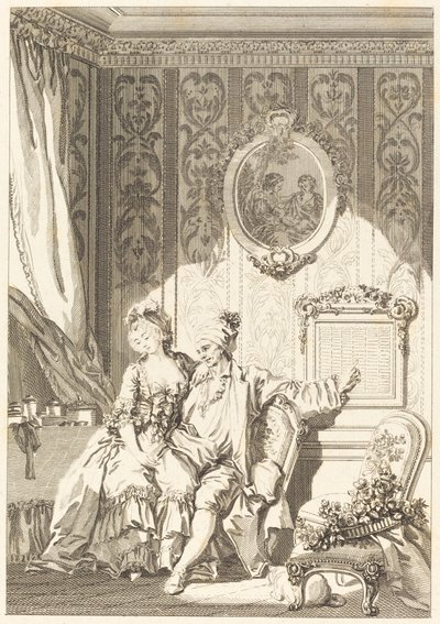 Vieillards Takvimi by Jean Dambrun after Jean Honoré Fragonard