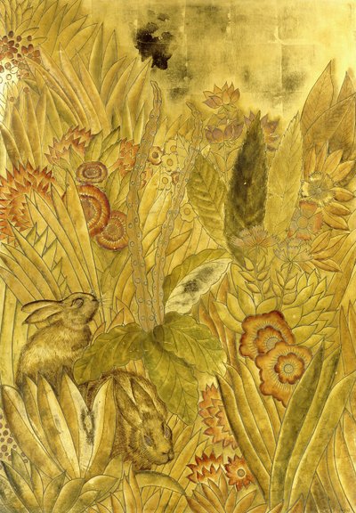 Tavşanlar ve Çiçekler; Tavşanlar ve Çiçekler by Jean Dunand