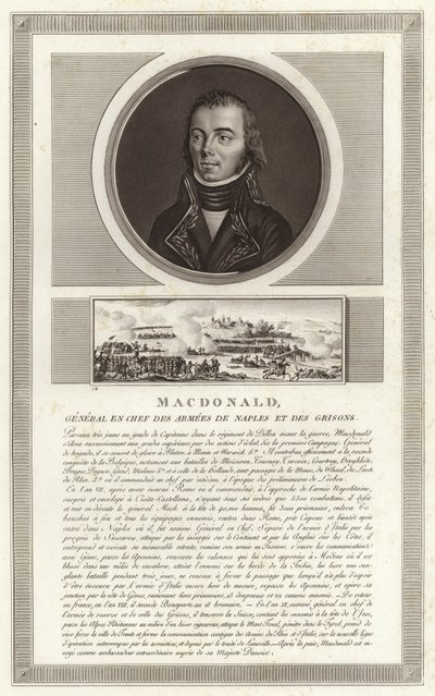 Taranto Dükü Jacques MacDonald'ın Portresi by Jean Duplessi Bertaux