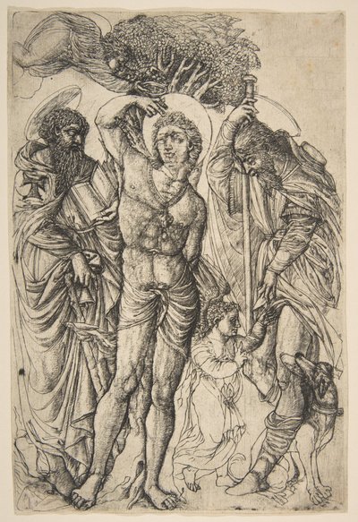 Aziz Sebastian, Anthony ve Roch.n.d. by Jean Duvet