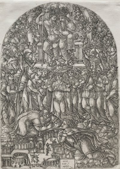 Kıyamet: Tahtın önünde duran sayısız kalabalık, 1555. by Jean Duvet