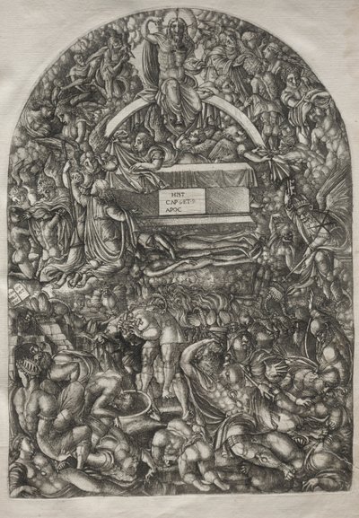 Apocalypse: A Star Falls and Makes Hell to Open, 1546-1556. by Jean Duvet