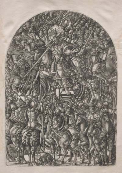 Kıyamet: Beyaz Ata Binmiş İsa, 1546-1556. by Jean Duvet