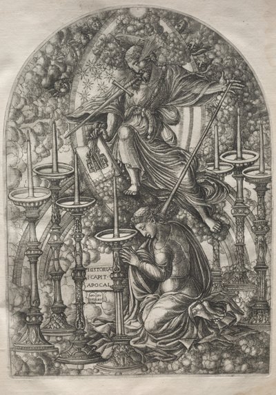 Kıyamet: Aziz John Yedi Altın Şamdan Görüyor, 1546-1556. by Jean Duvet
