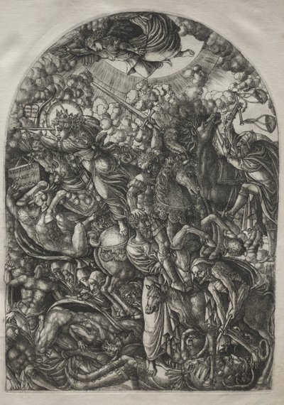 Kıyamet: Aziz John Dört Biniciyi Görüyor, 1546-1556. by Jean Duvet