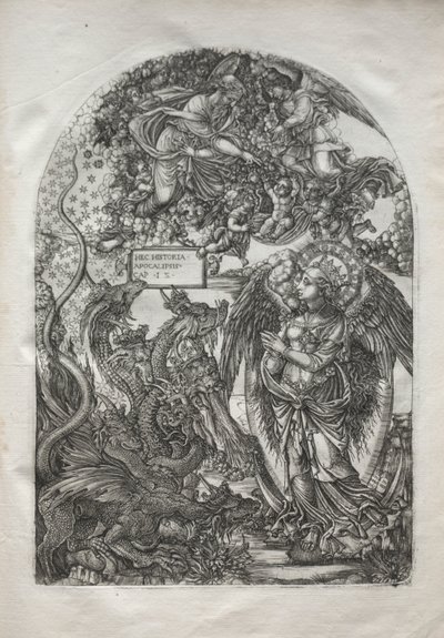 Kıyamet: Aziz Michael ve Ejderha, 1546-1556. by Jean Duvet