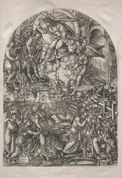 Apocalypse: The Winepress of the Wrath of God, 1546-1556. by Jean Duvet