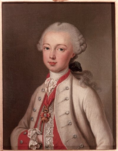 Leopold II (1747-92) Kutsal Roma İmparatoru ve Toskana Büyük Dükü, 1762 by Jean Étienne Liotard