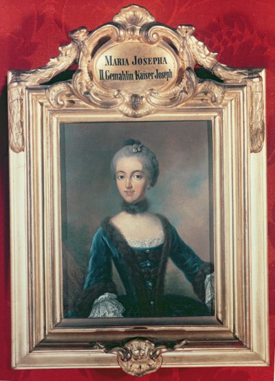 Maria Josepha of Bavaria second wife of Joseph II (1741-90) Holy Roman Emperor by Jean Étienne Liotard