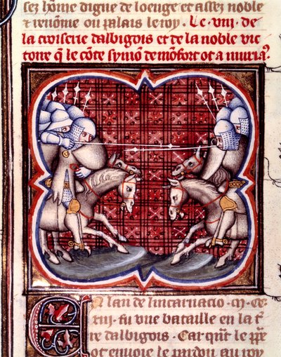 Muret Savaşı (12 Eylül) by Jean Fouquet