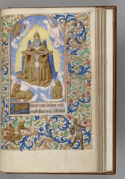 Gnadenstuhl Saatler Kitabı, 1450-1499 by Jean Fouquet
