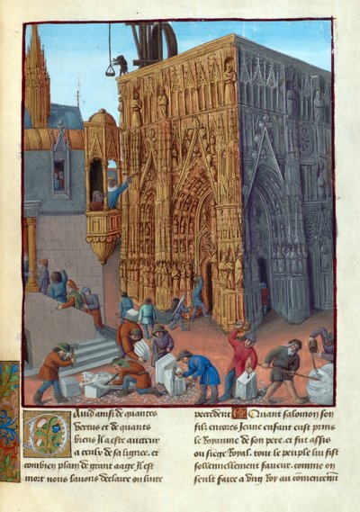 La Construction du Temple de Salomon - Süleyman Tapınağının Yapısı. Flavius Josephus