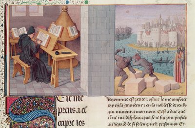 Ms.fr.273 fol.7 Livy (M.Ö. by Jean Fouquet