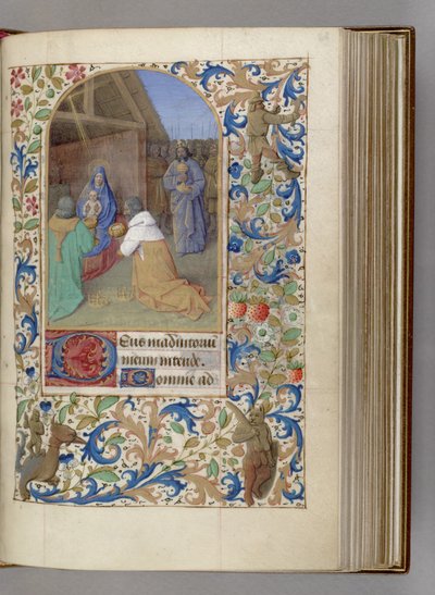 Magi Saatleri Kitabının Hayranlığı, 1450-1499 by Jean Fouquet