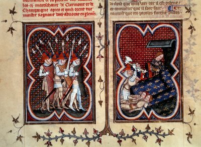 Marechaux Robert de Clermont ve Jean de Conflans, 22 Şubat