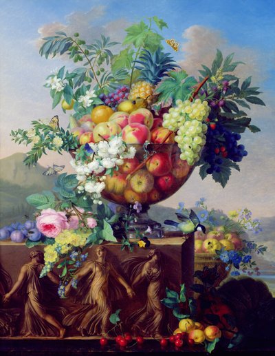 Çiçek ve Meyveli Coupe by Jean Francois Bony