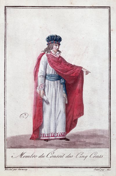 Directoire döneminde Beş Yüzler Konseyi Üyesi, 1795-99 by Jean Francois Garneray