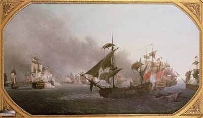 Grenada Adası açıklarında Deniz Muharebesi, 6 Temmuz 1779, 1788 by Jean Francois Hue