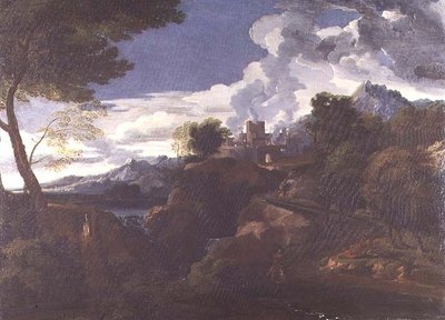 Yanan Şehir Manzarası by Jean Francois I Millet