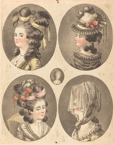 saç modeli modelleri by Jean Francois Janinet