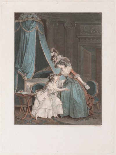 Kararsızlık, 1788. by Jean Francois Janinet