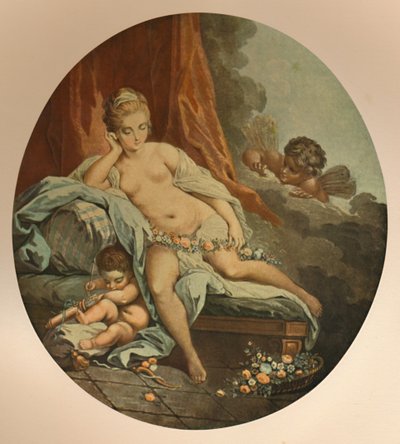 Venüs ve Yansıma, Düşüncedeki Venüs, c1785, 1913 by Jean Francois Janinet