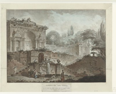 Villa Sacchetti (nesne üzerindeki başlık) by Jean Francois Janinet