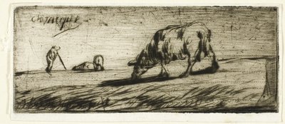Bir Koyun Otlatma by Jean Francois Millet