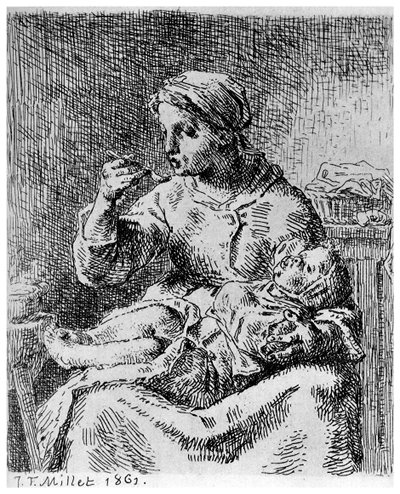 Yulaf lapası, 1861 1924 by Jean Francois Millet