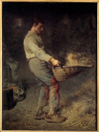 Kazanan tablo Jean Francois Millet (1814-1875) 1868 Güneş. 0.79x0.58 m Paris, Orsay Müzesi by Jean Francois Millet