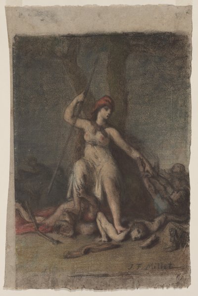 Özgürlük, muhtemelen 1848. by Jean Francois Millet