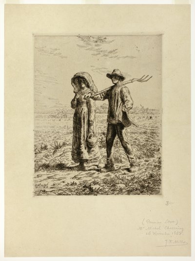 Köylüler İşe Gidiyor by Jean Francois Millet