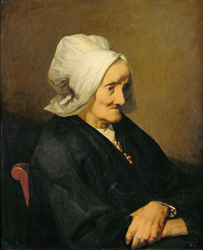 Dul Kadının Portresi by Jean Francois Millet