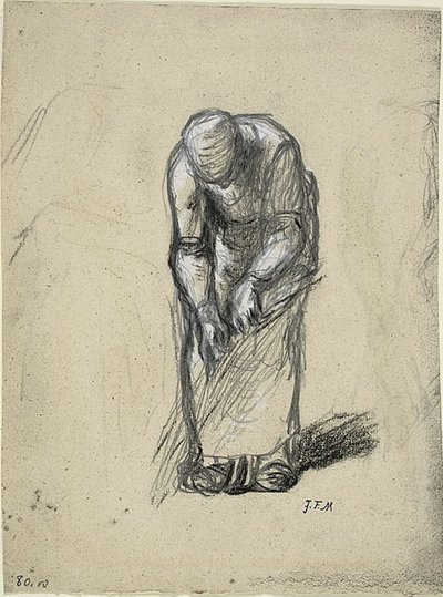 Keten Çekme Çalışması by Jean Francois Millet