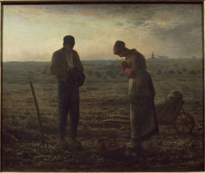 Angelus - tuval üzerine yağlı boya by Jean Francois Millet