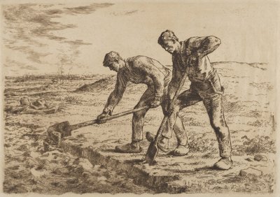 Kazıcılar, 1814-75 by Jean Francois Millet
