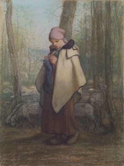 Örgü Çoban by Jean Francois Millet