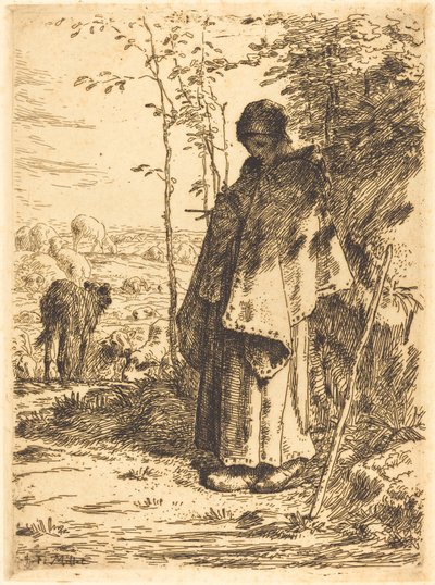 Büyük Çoban (La grande bergere) by Jean Francois Millet