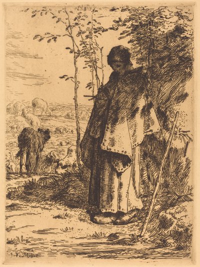 Büyük Çoban (La grande bergere) by Jean Francois Millet