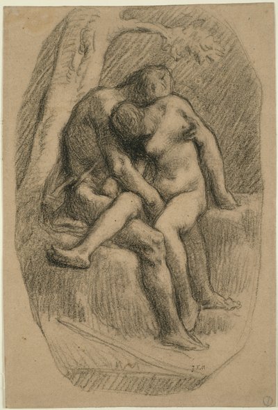 Aşıklar by Jean Francois Millet