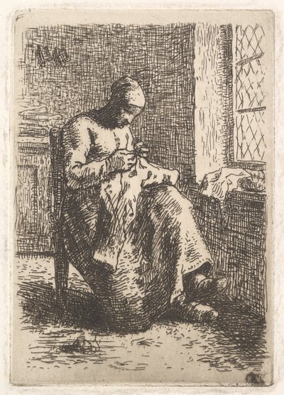 Terzi, 1853. by Jean Francois Millet