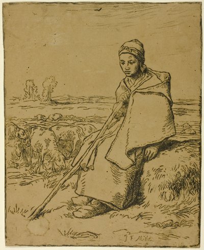 Çoban by Jean Francois Millet