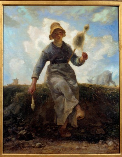 Dönücü, Auvergne keçi çobanı. Jean Francois Millet
