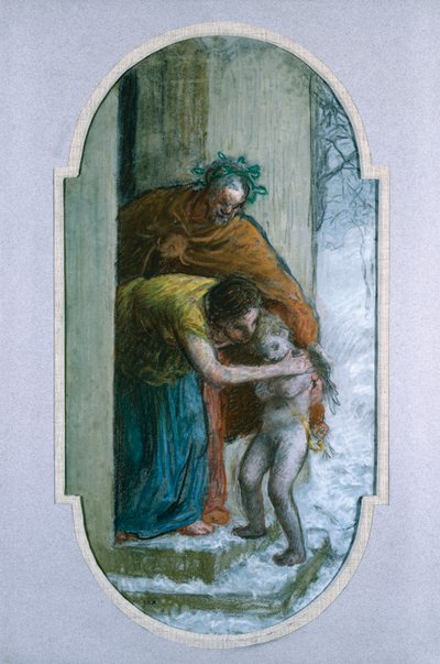 Kış, yaklaşık 1864 by Jean Francois Millet