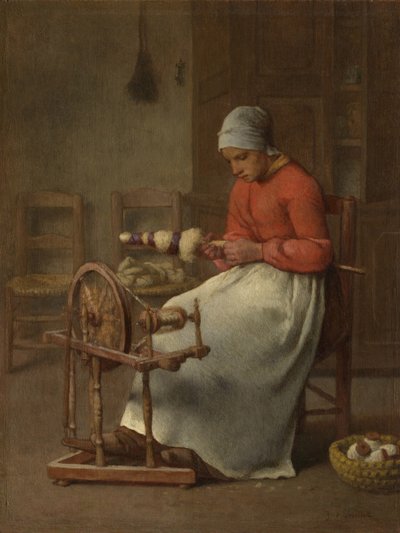 Dönen Kadın, c.1855-60 by Jean Francois Millet