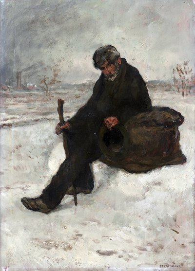 Bir Filozof, Karda Cheminot by Jean Francois Raffaelli